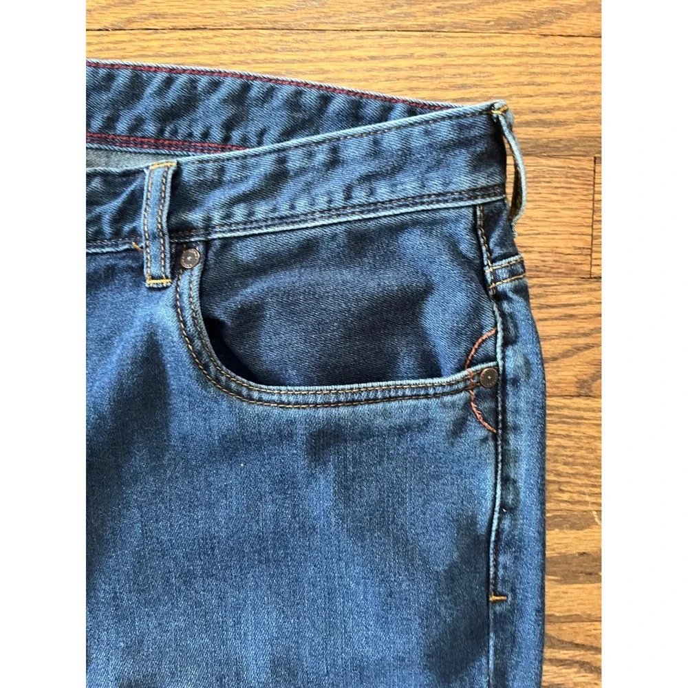 Tommy Bahama Mens Relaxed Straight Leg Jeans Medium Wash 38x32 (actual: 36x30)
